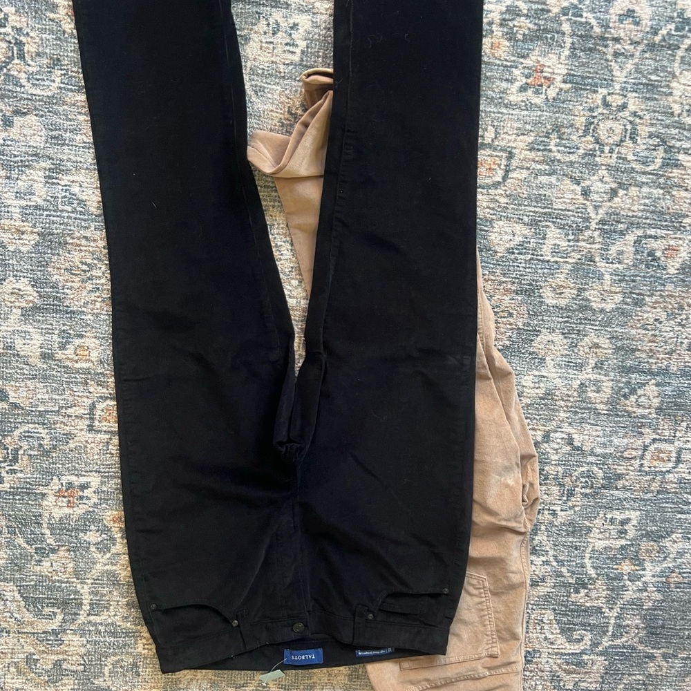 Talbots corduroy black, baby blue, and brown! All 3 perfect condition never worn